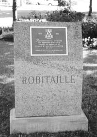Memorial Plaque in L'Ancienne-Lorette